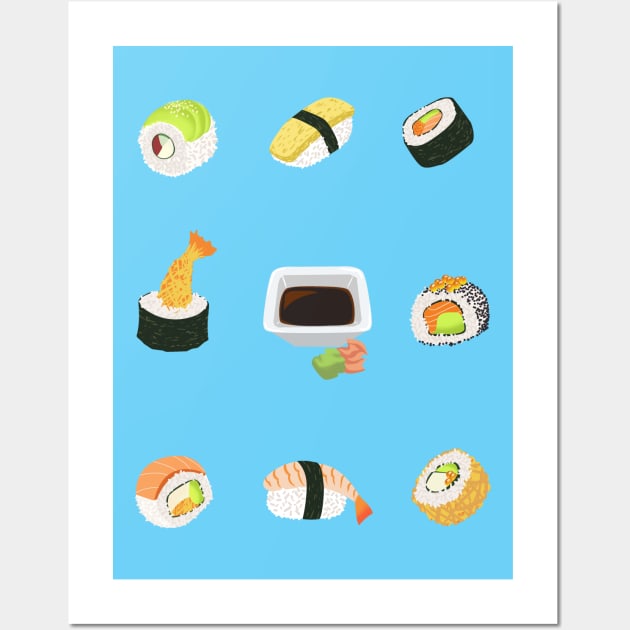 Sushi Wall Art by AltIllustration